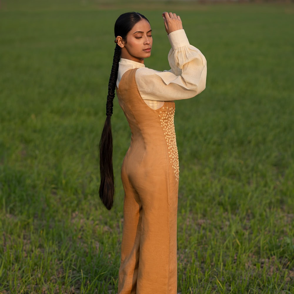 White mellow jumpsuit - Image 9