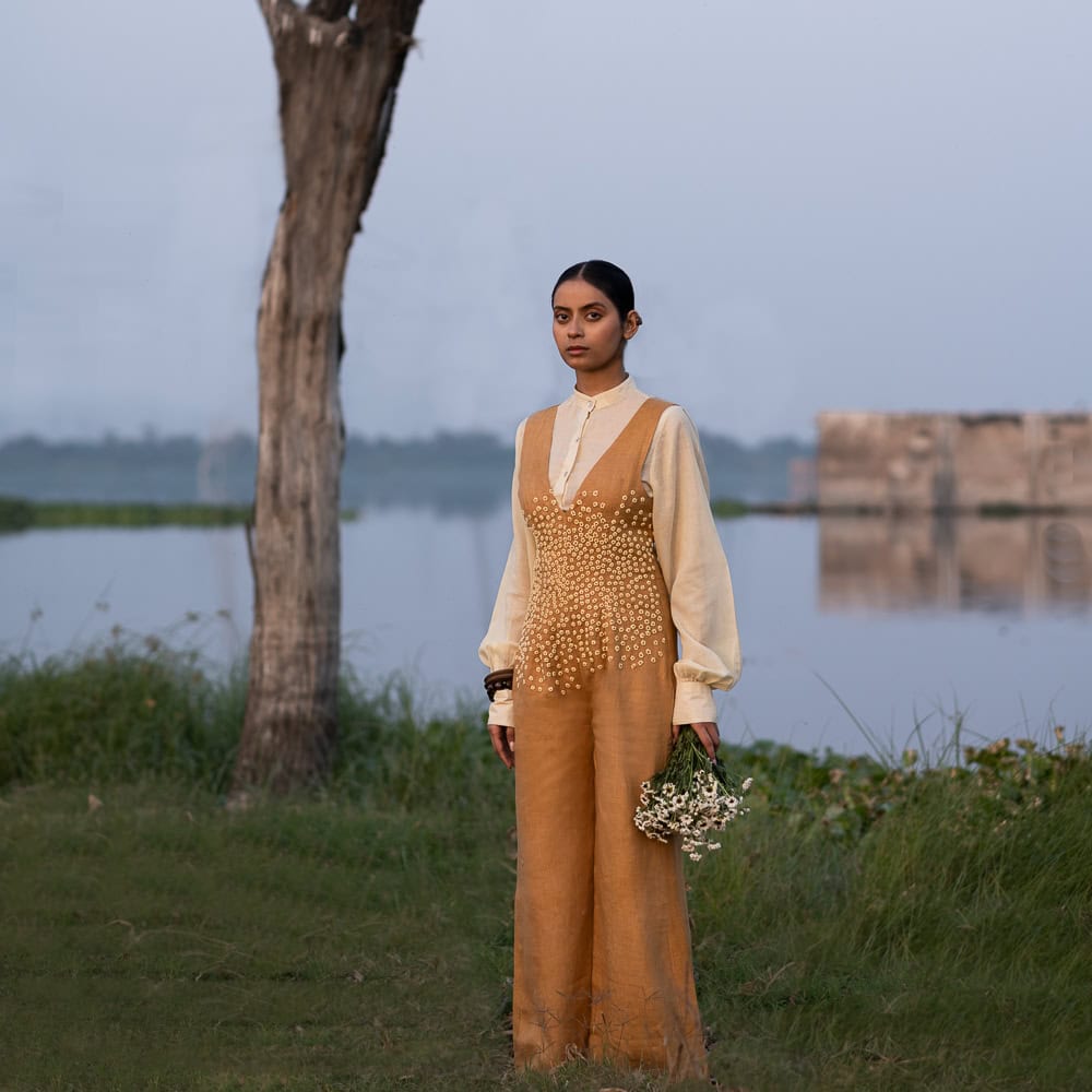 White mellow jumpsuit - Image 15